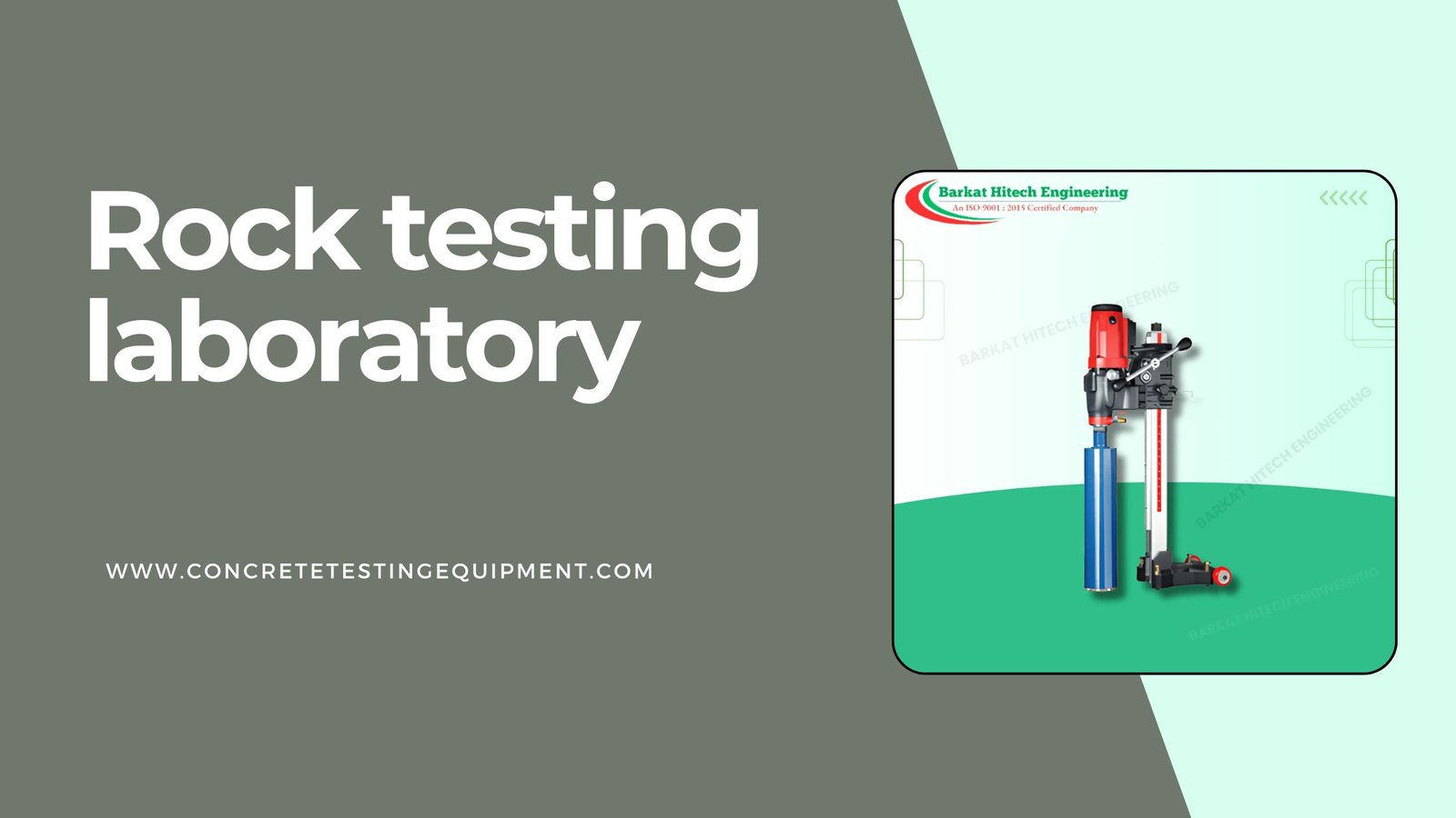 Rock testing laboratory