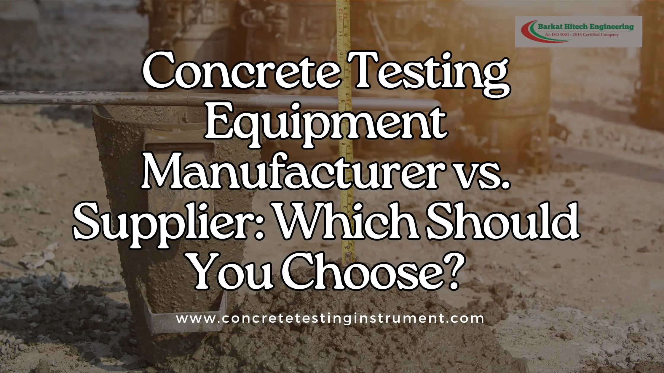 Concrete Testing Equipment